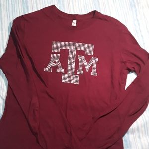 College Sports Long Sleeved Shirt
